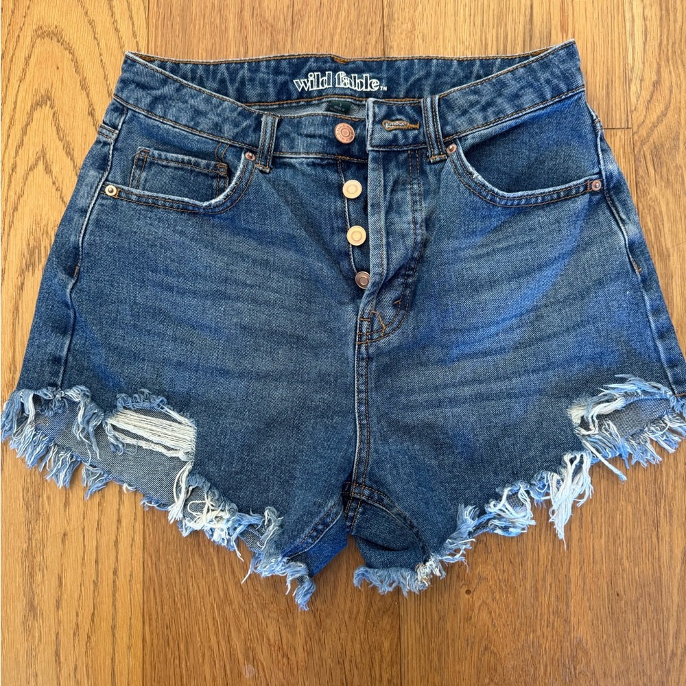 Wild Fable Distressed Blue Jean Shorts
